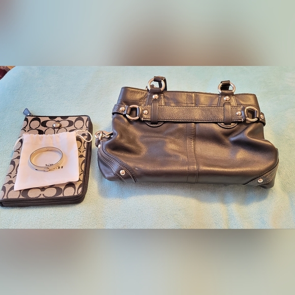 COACH 2008 CARLY SATCHEL BUNDLE SET EUC - Picture 1 of 15